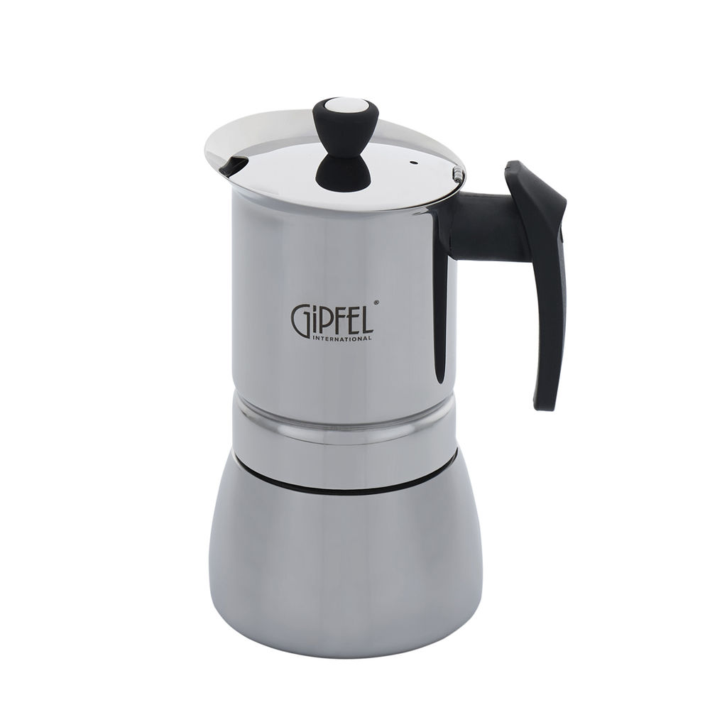 GIPFEL Гейзерная кофеварка VALS  с индукционным дном. Материал