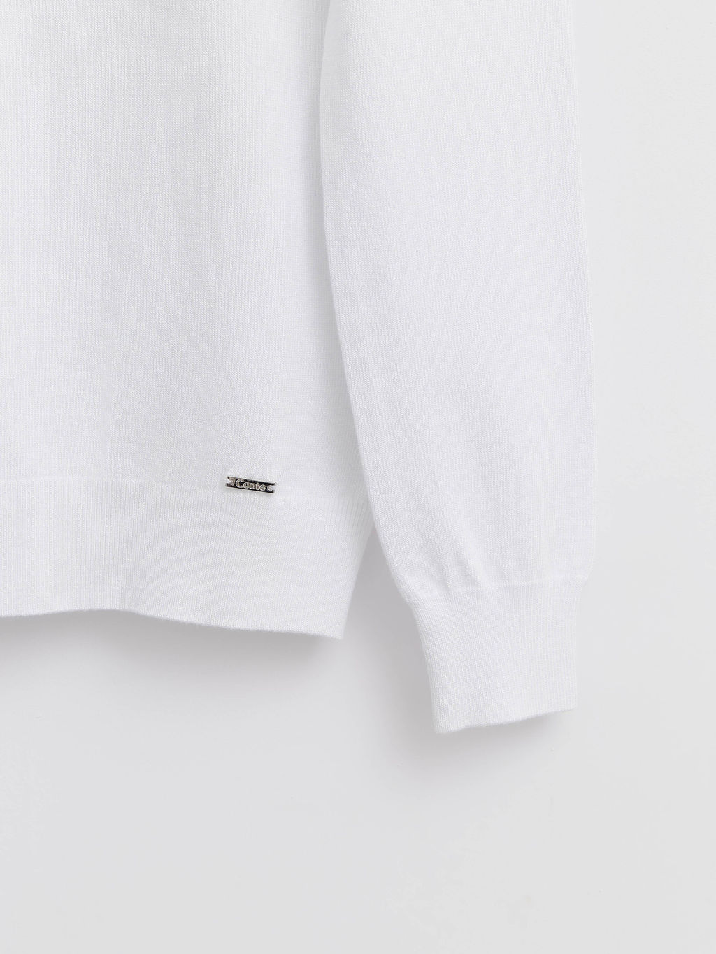 CONTE Джемпер с воланами из пряжи с вискозой LDK 104 optical white