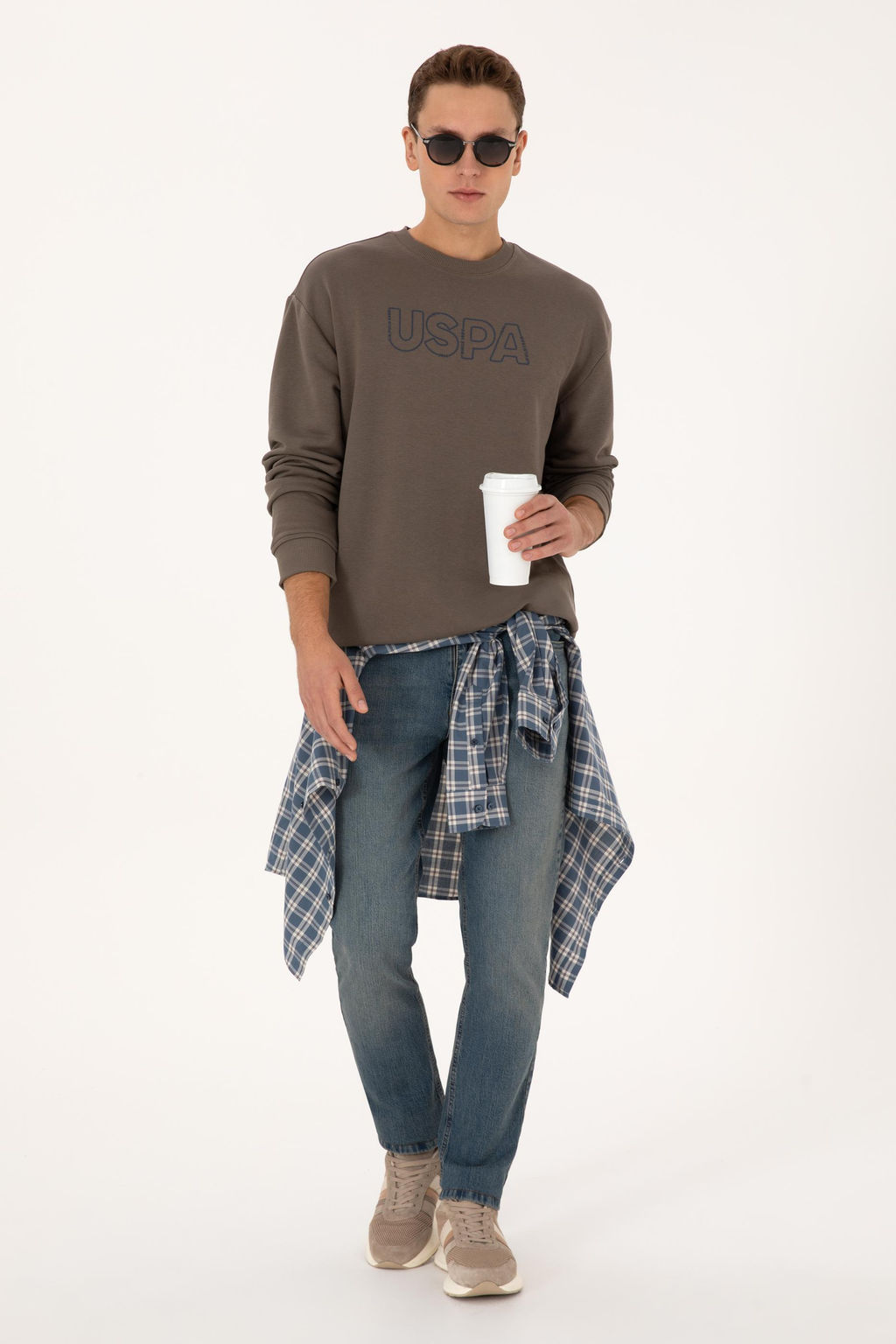 Erkek Vizon Sweatshirt - U.s. polo assn фото 4