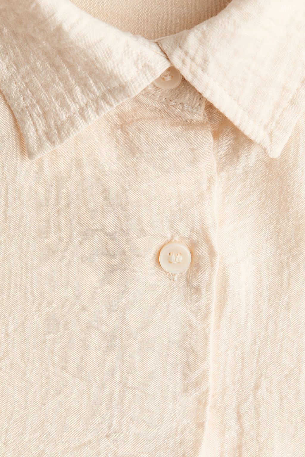 Camisa efecto arrugado en mezcla de viscosa - H&m фото 4