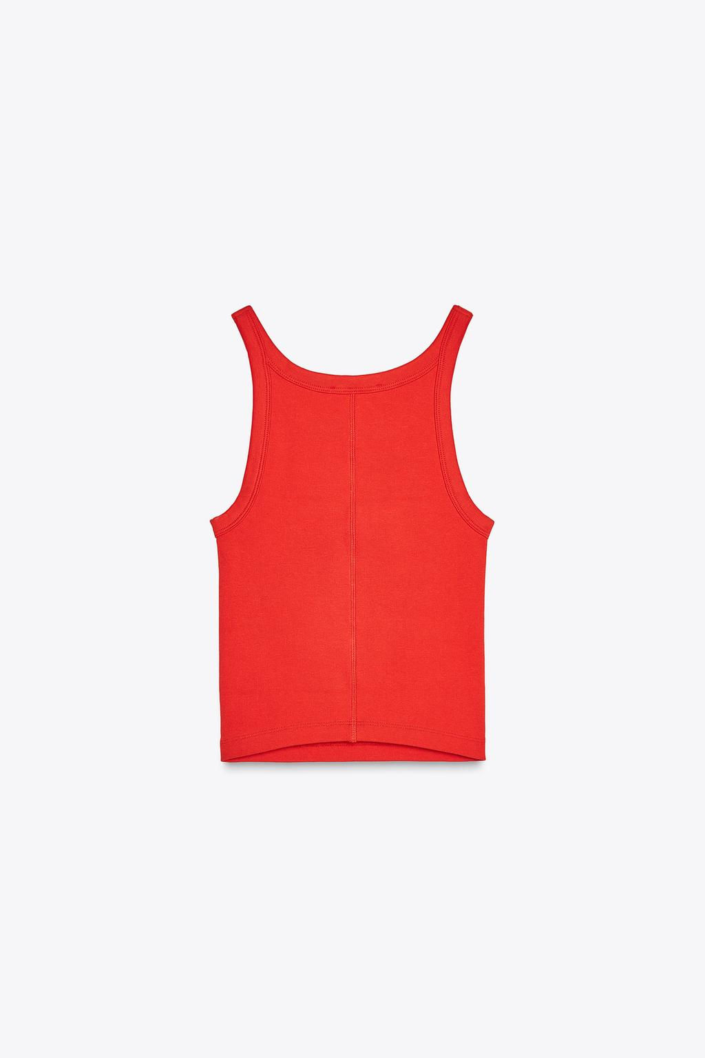 RIBBED CROP TOP - Zara фото 28