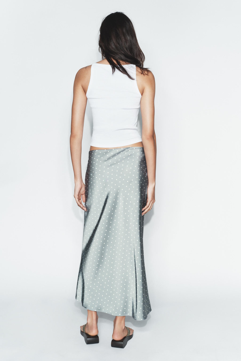 SATIN MIDI SKIRT - Zara фото 3