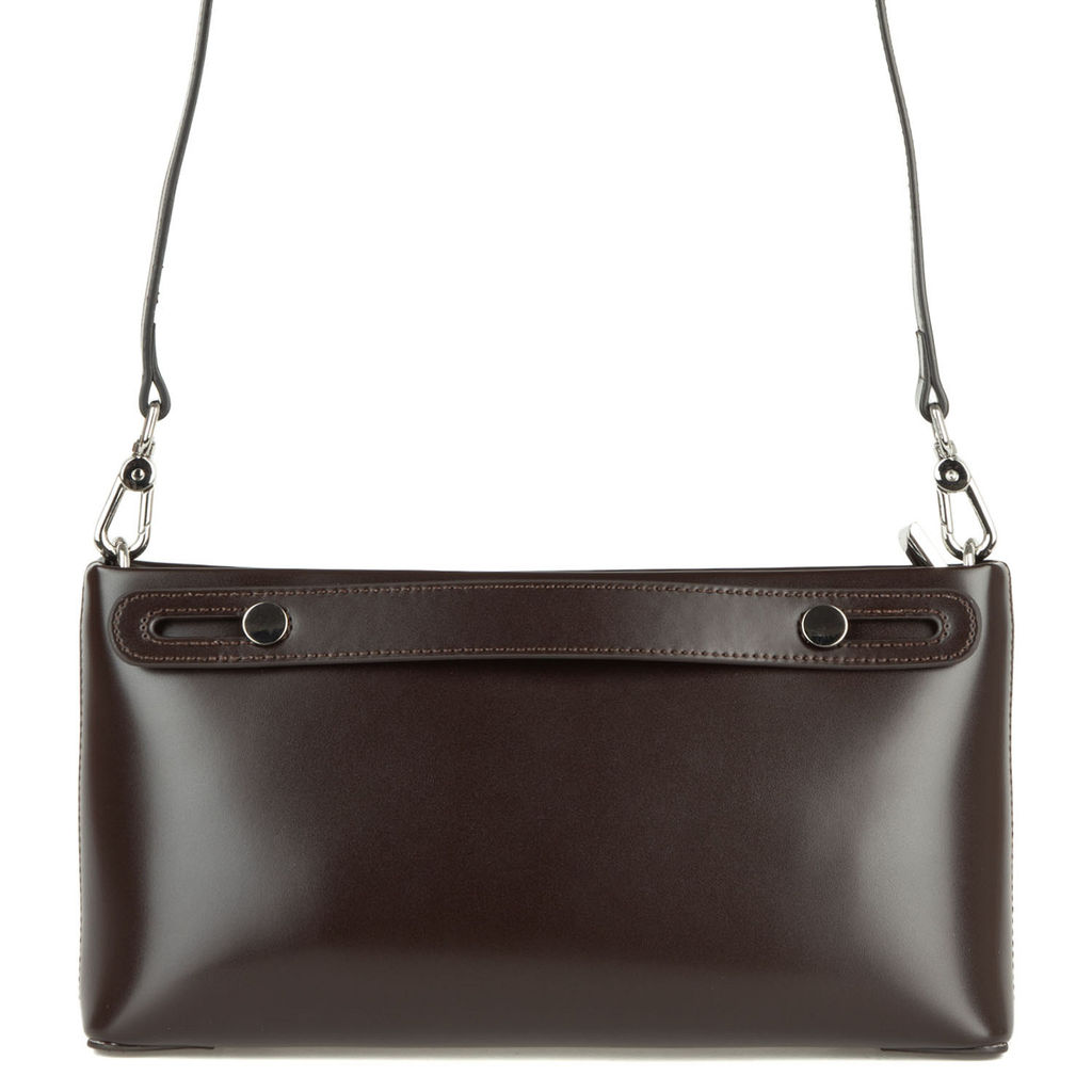 1131 chocolate, Женская кожаная сумка, Barcelo Biagi