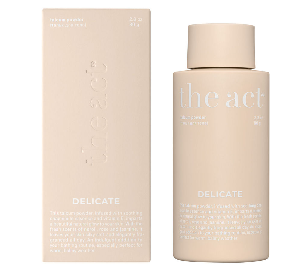 Тальк для тела Delicate, 80 гр The Act  фото 2