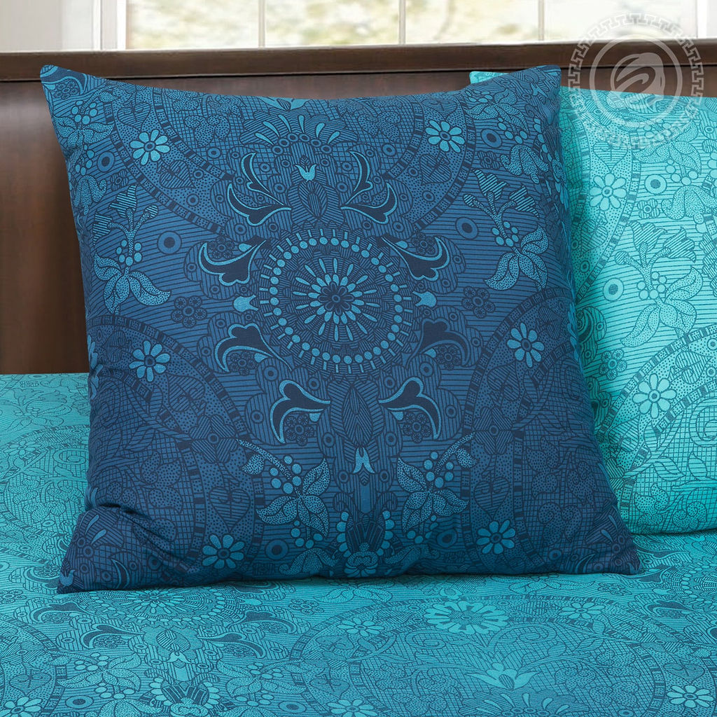 Постельное белье Притяжение (поплин DE LUXE) Евро/Пододеяльник: 1 шт. - 215*200; Простыня: 1 шт. - 215*240; Наволочка: 2 шт. - 70*70; DE LUXE - Артпостель фото 3