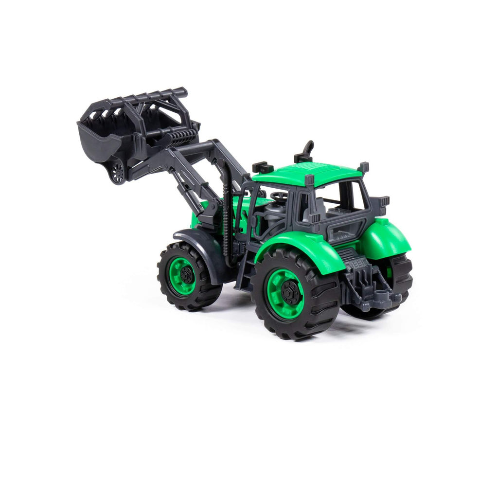 Погрузчик Прогресс сельскохозяйственный инерционный (зелёный) (в коробке) - Полесье фото 4