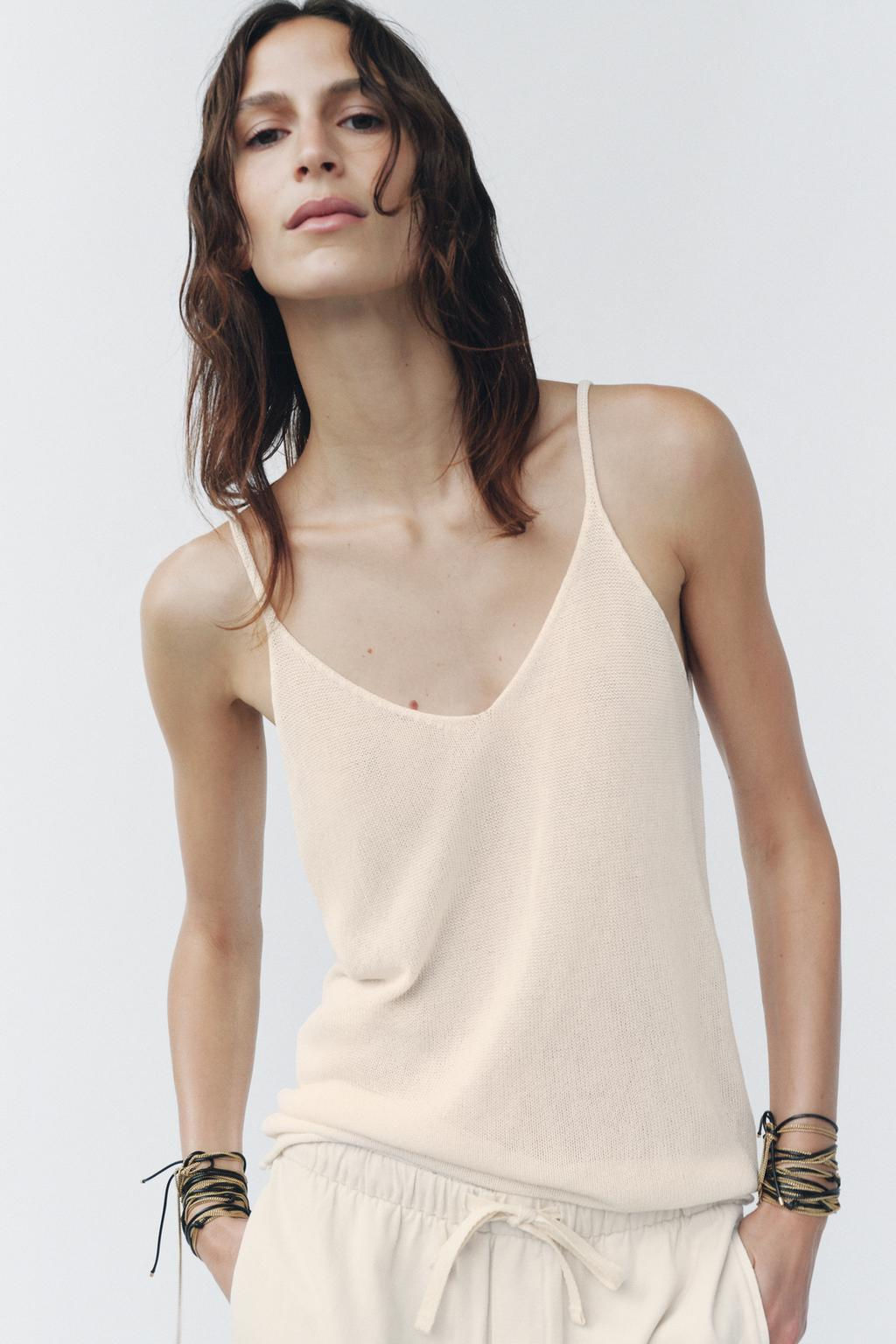 KNITTED STRAPPY TOP - Zara фото 25