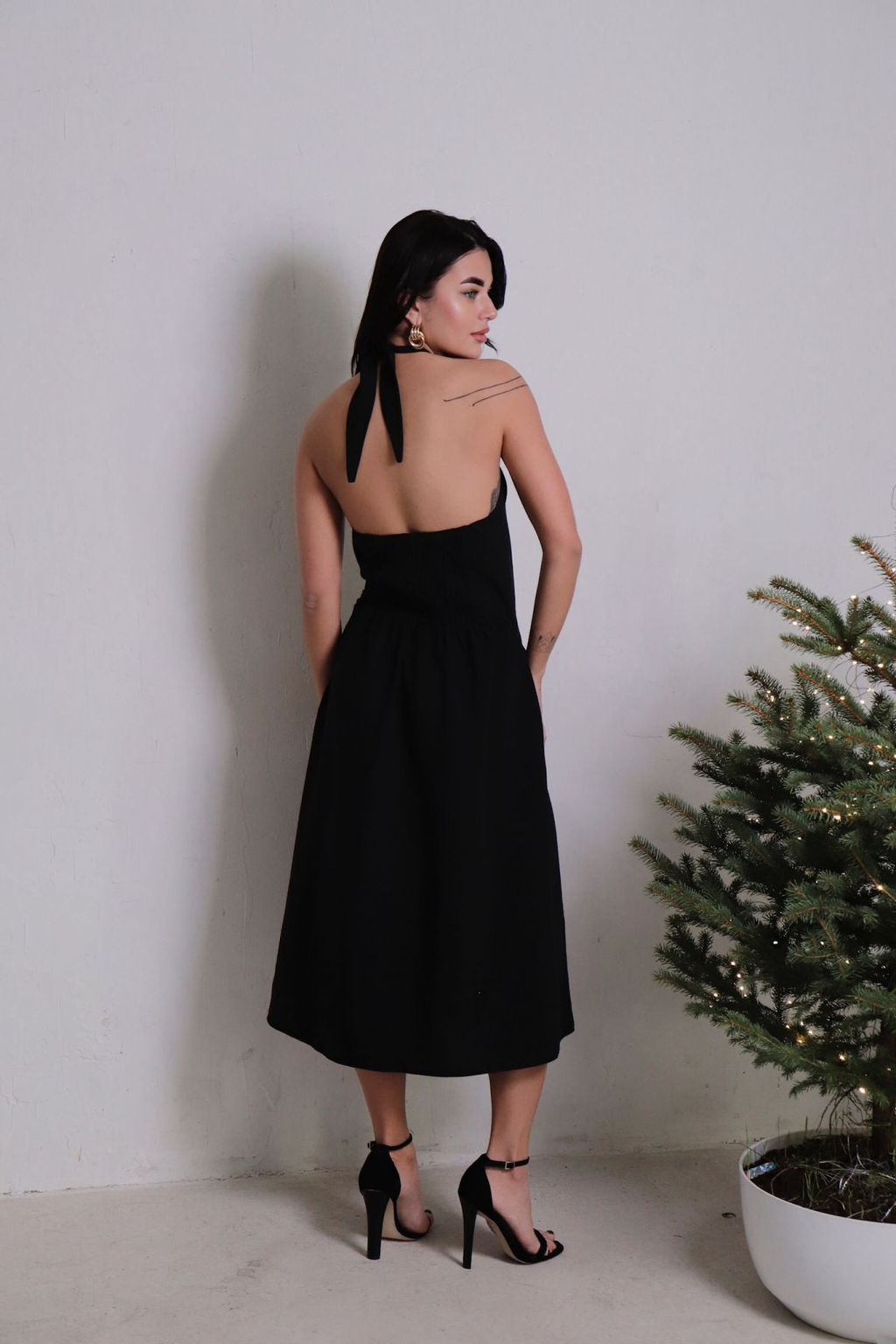 11436 Платье чёрное - Martichelli фото 12