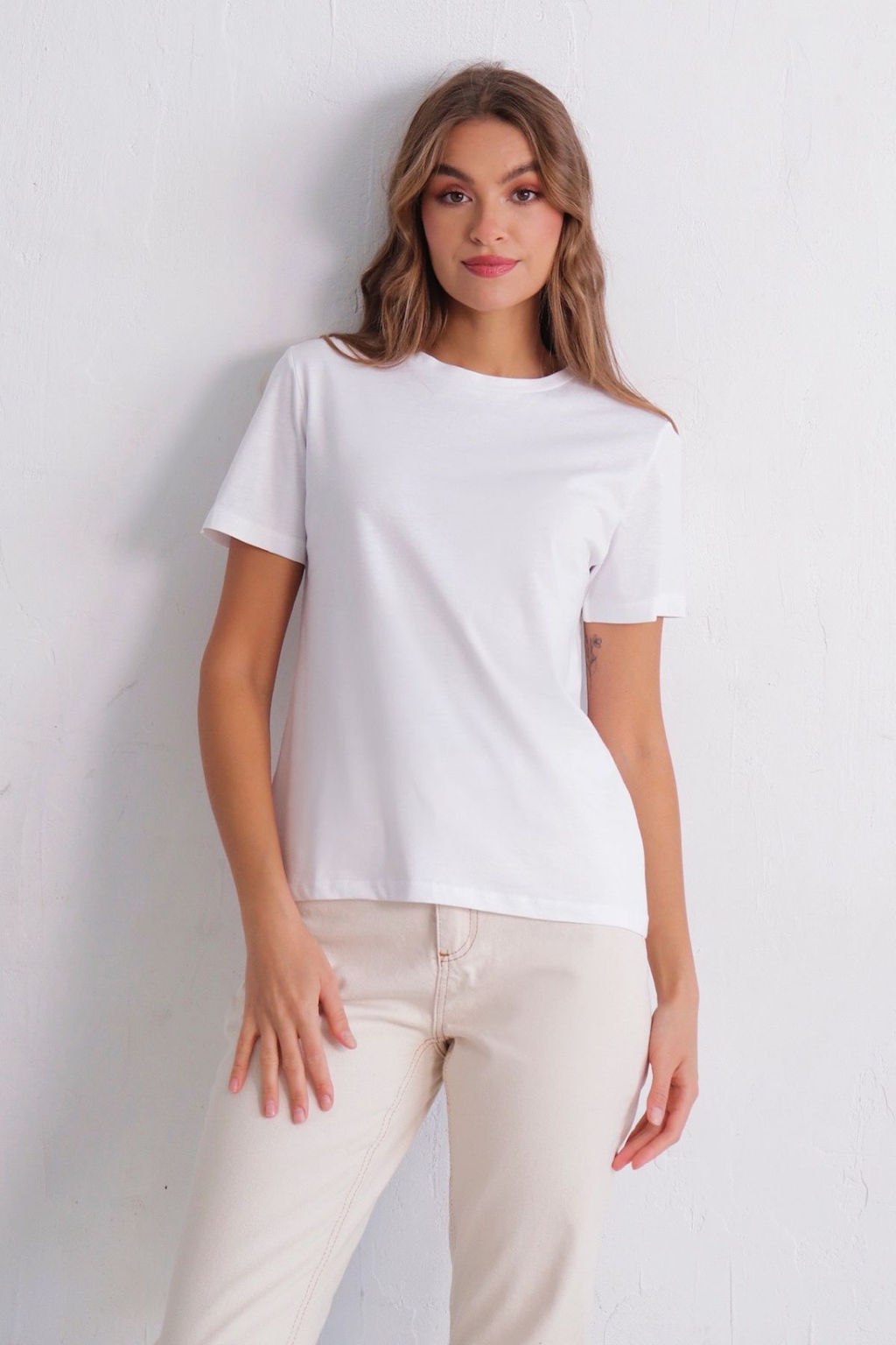 11080 Футболка базовая белая - Martichelli фото 3