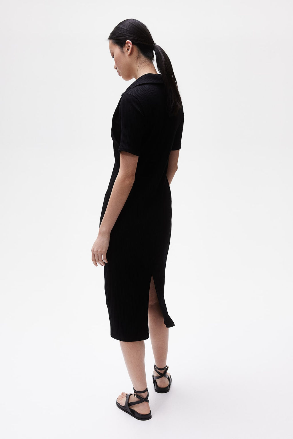 MAMA Vestido de lactancia con cuello camisero - H&m фото 4
