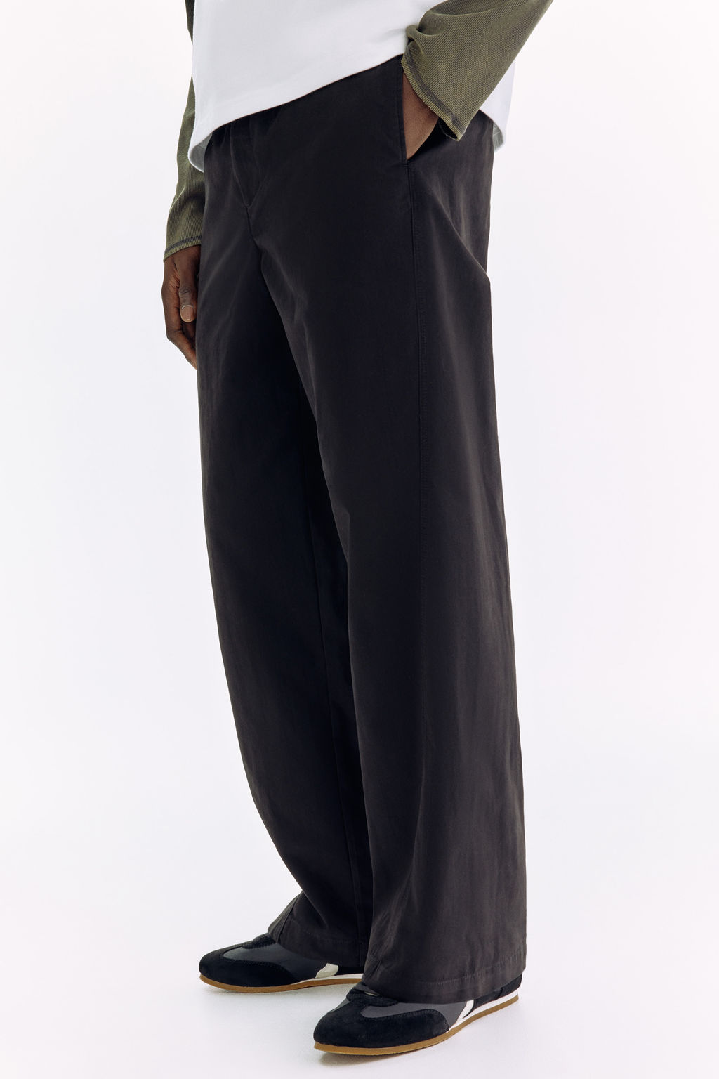 Pantal?n con costuras giradas Relaxed Fit - H&m фото 7