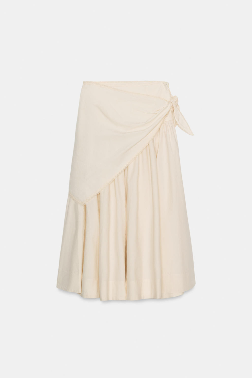 VOLUME SCARF MIDI SKIRT - Zara фото 10