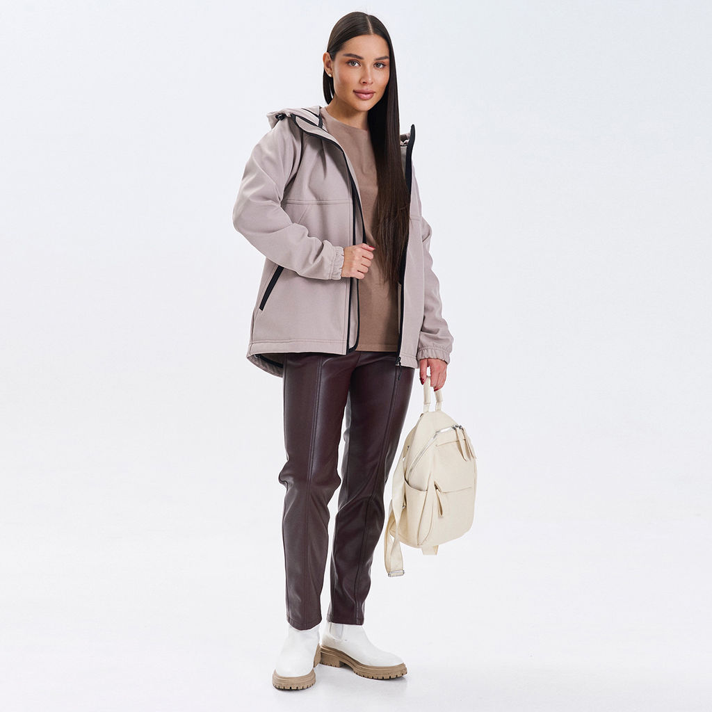 RODOS Ветровка softshell женская демисезон М-312 Бежевый фото 11