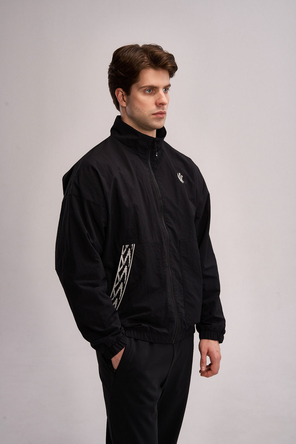 Куртка Черный KAI Mercerized Velvet Jacket - Anta фото 13