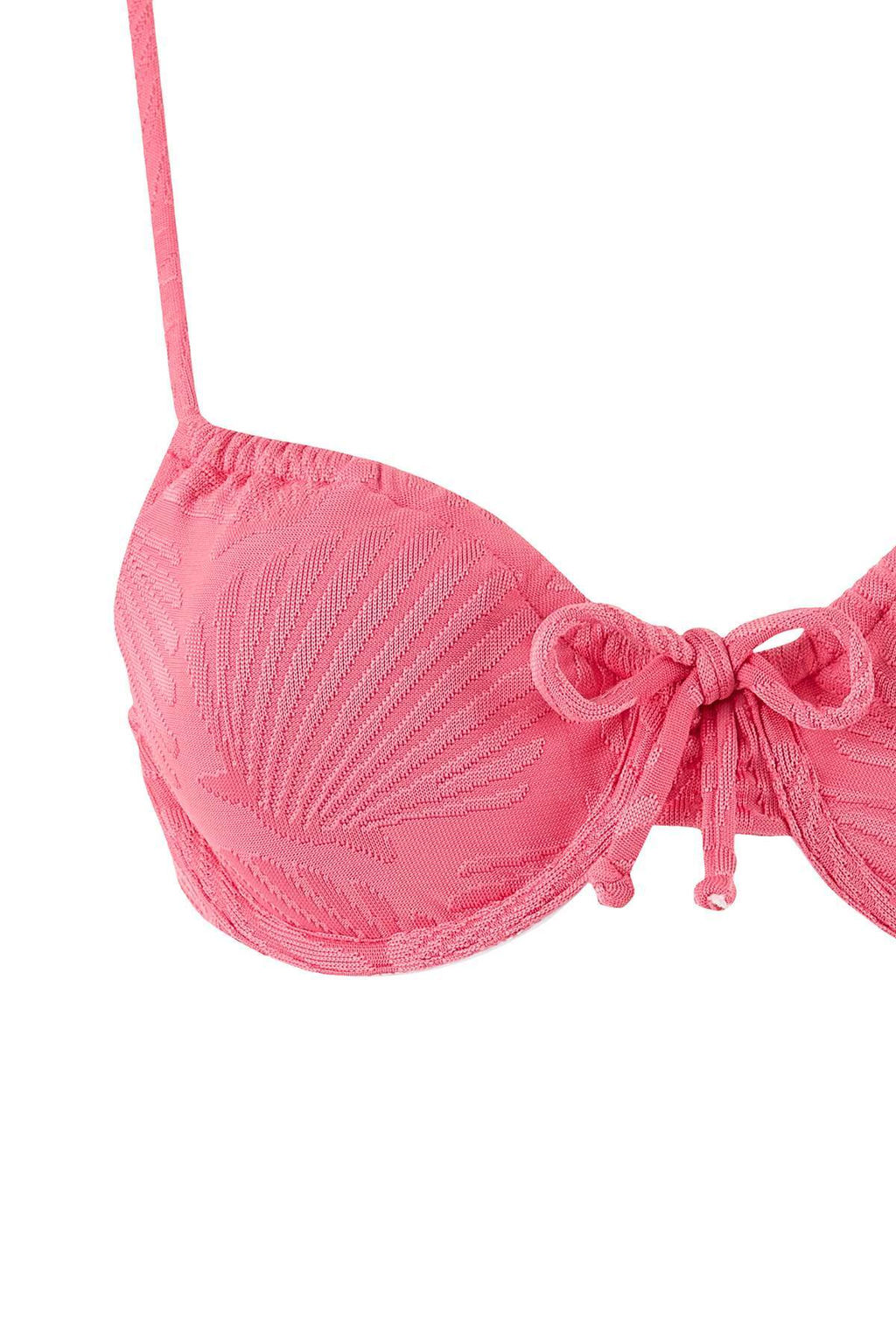 Ekru Tunelli Dokulu Balconette Kapl? Normal Bel Regular Bikini Tak?m? TBESS26BT00039 - Trendyolmilla фото 7