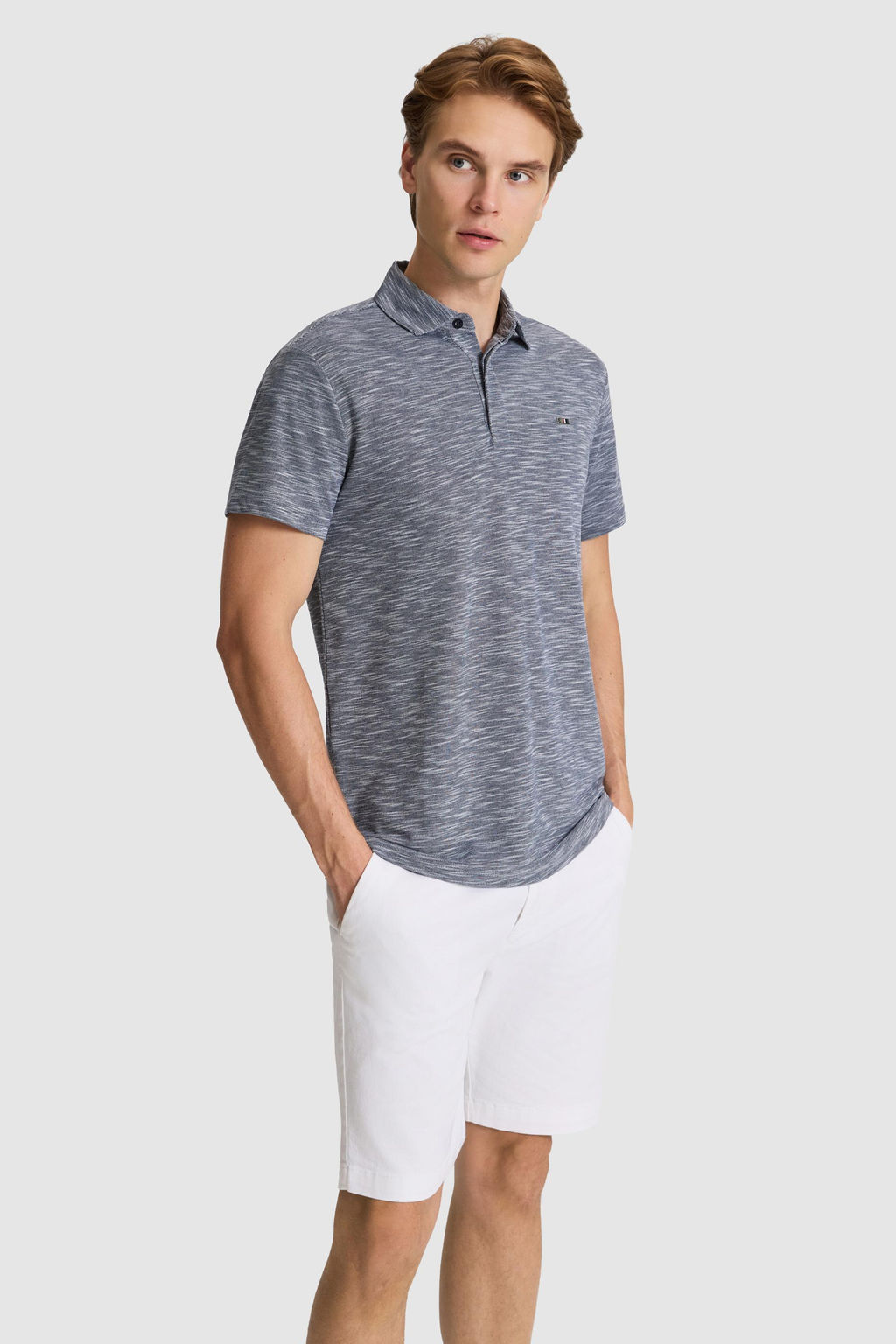 Erkek Lacivert Regular Fit Polo Yaka Ti__rt