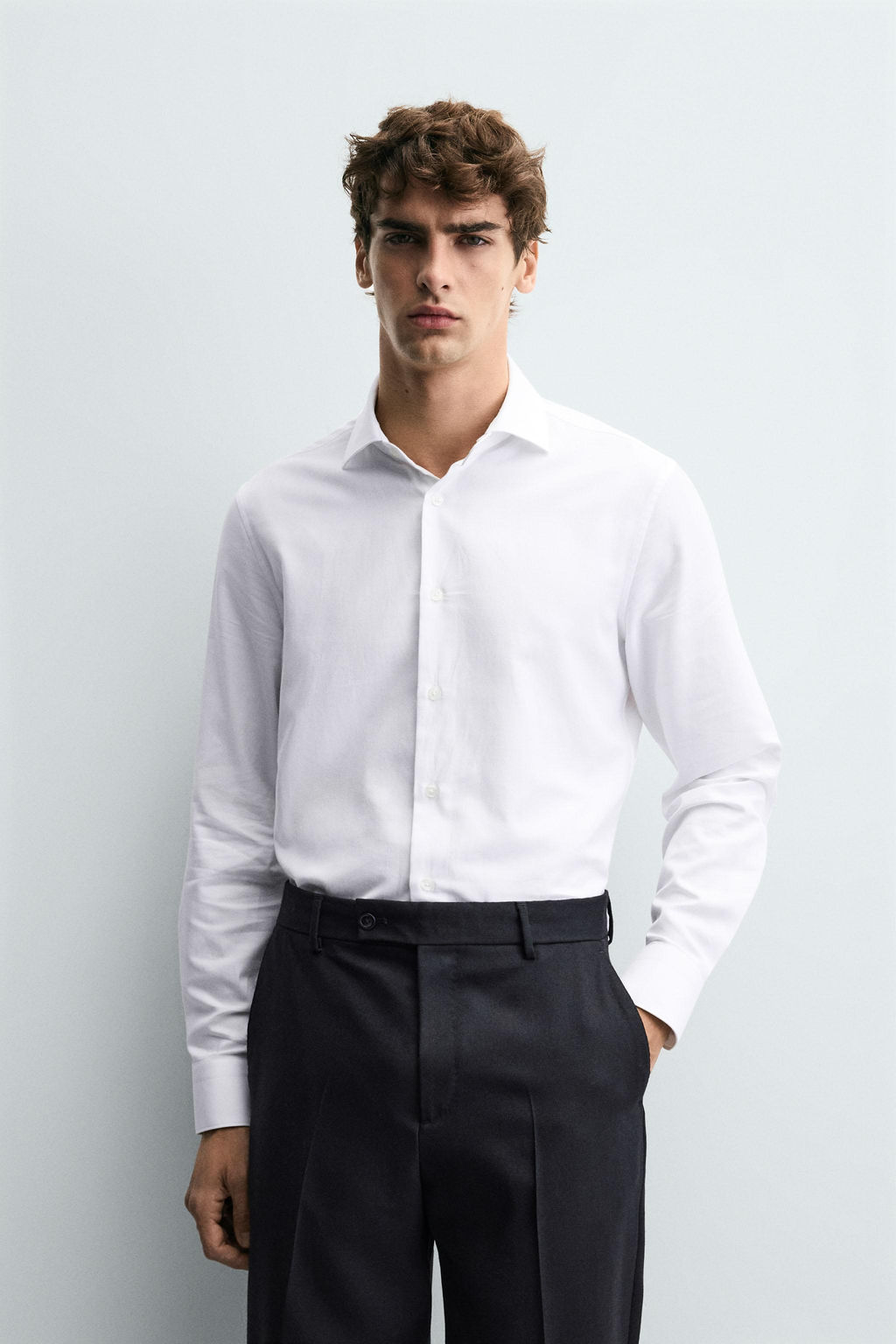 REGULAR FIT TEXTURED SHIRT - Zara фото 2