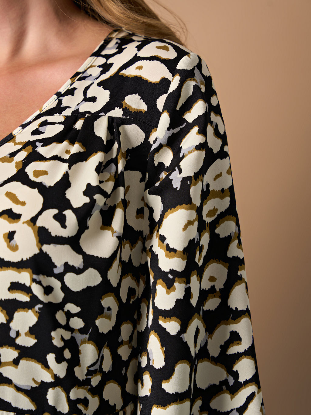 Платье 0060-23а черный с коричневым - Aquarell фото 9