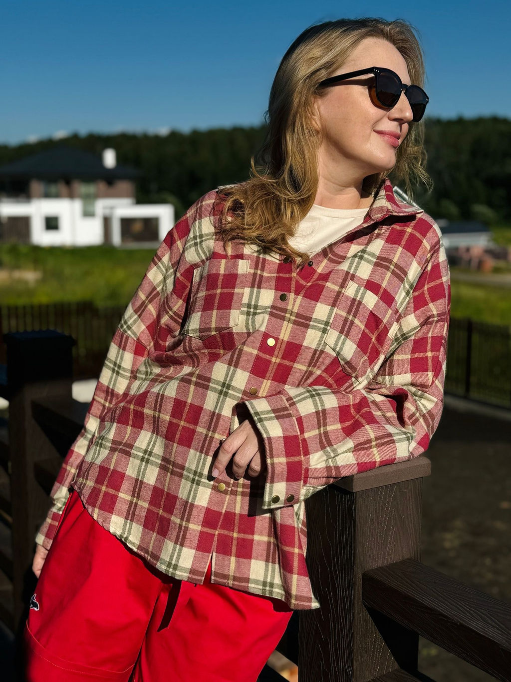 Рубашка женская Country Red - Captain's mate фото 6