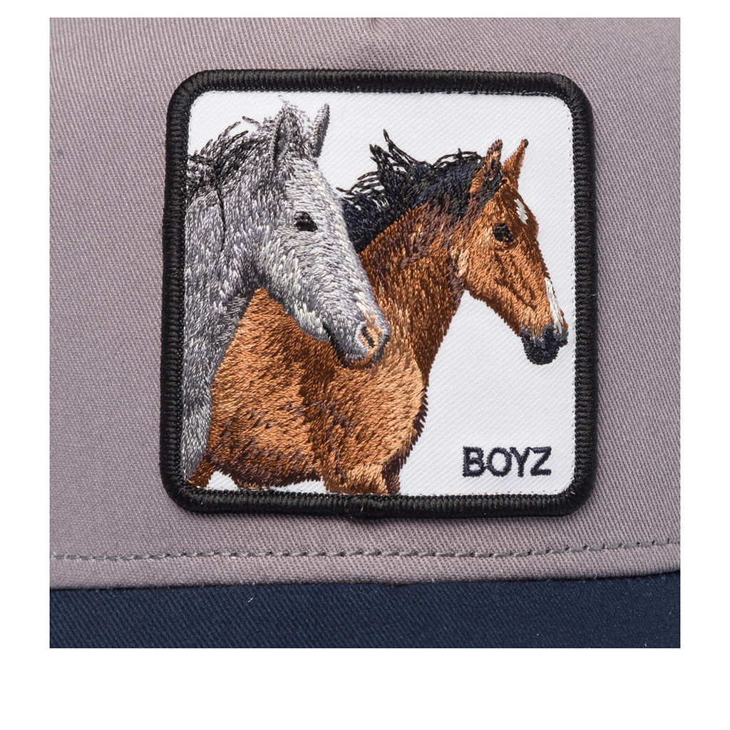 Бейсболка GOORIN BROTHERS арт. 101-2283 (серый / темно-синий) фото 4