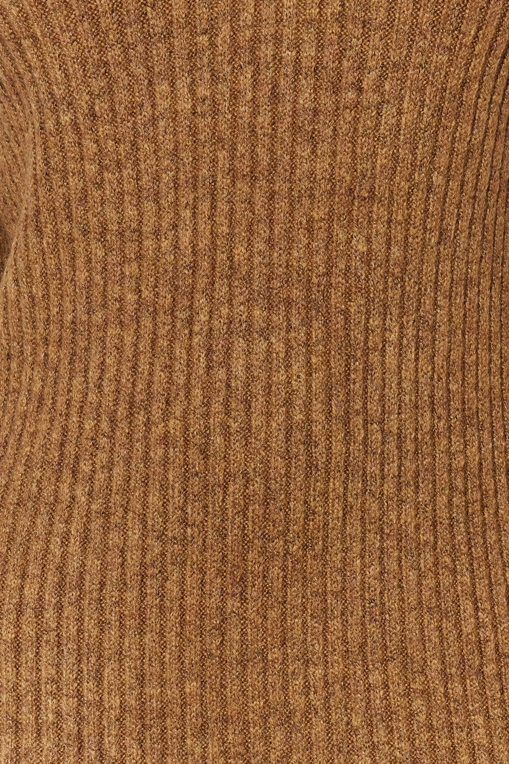 Camel Midi Triko Yumusak Dokulu Polo Yaka Elbise TWOAW24EL00026