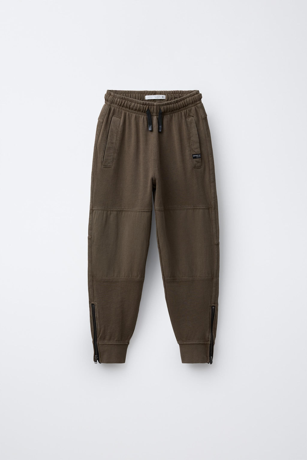 SLIM FIT TROUSERS WITH ZIPS