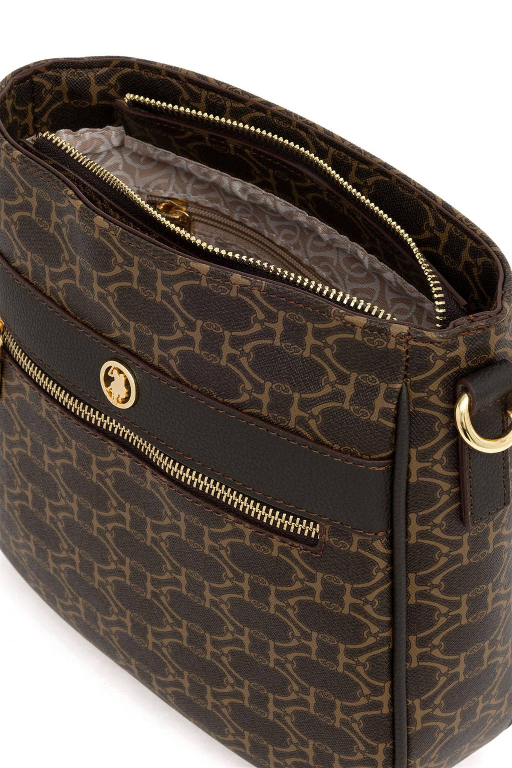 U. S. Polo Assn Женская коричневая сумка - U.s. polo assn фото 5