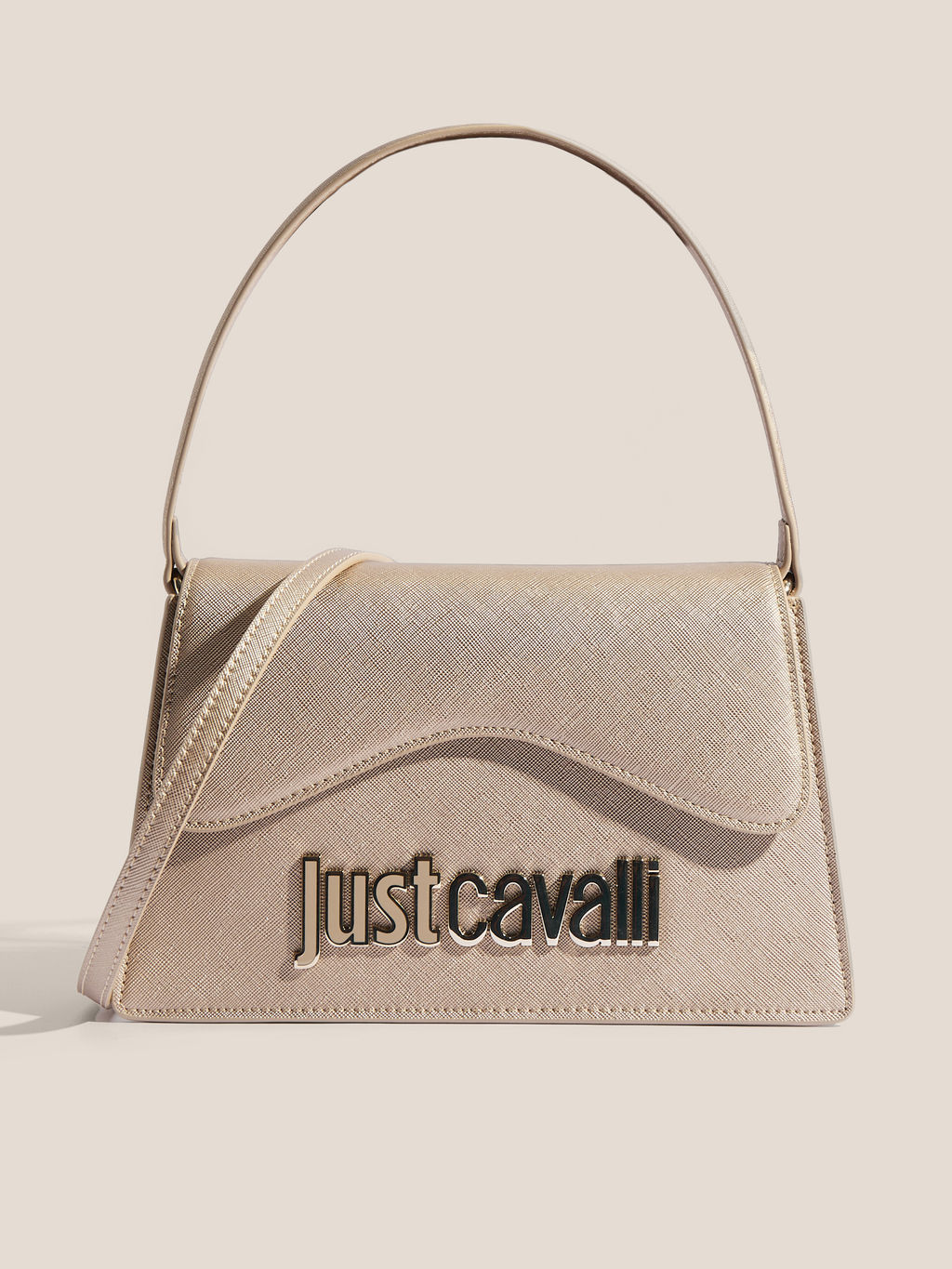Женская сумка с ручкой JUST CAVALLI METAL LETTERING Артикул 4450778, золотой