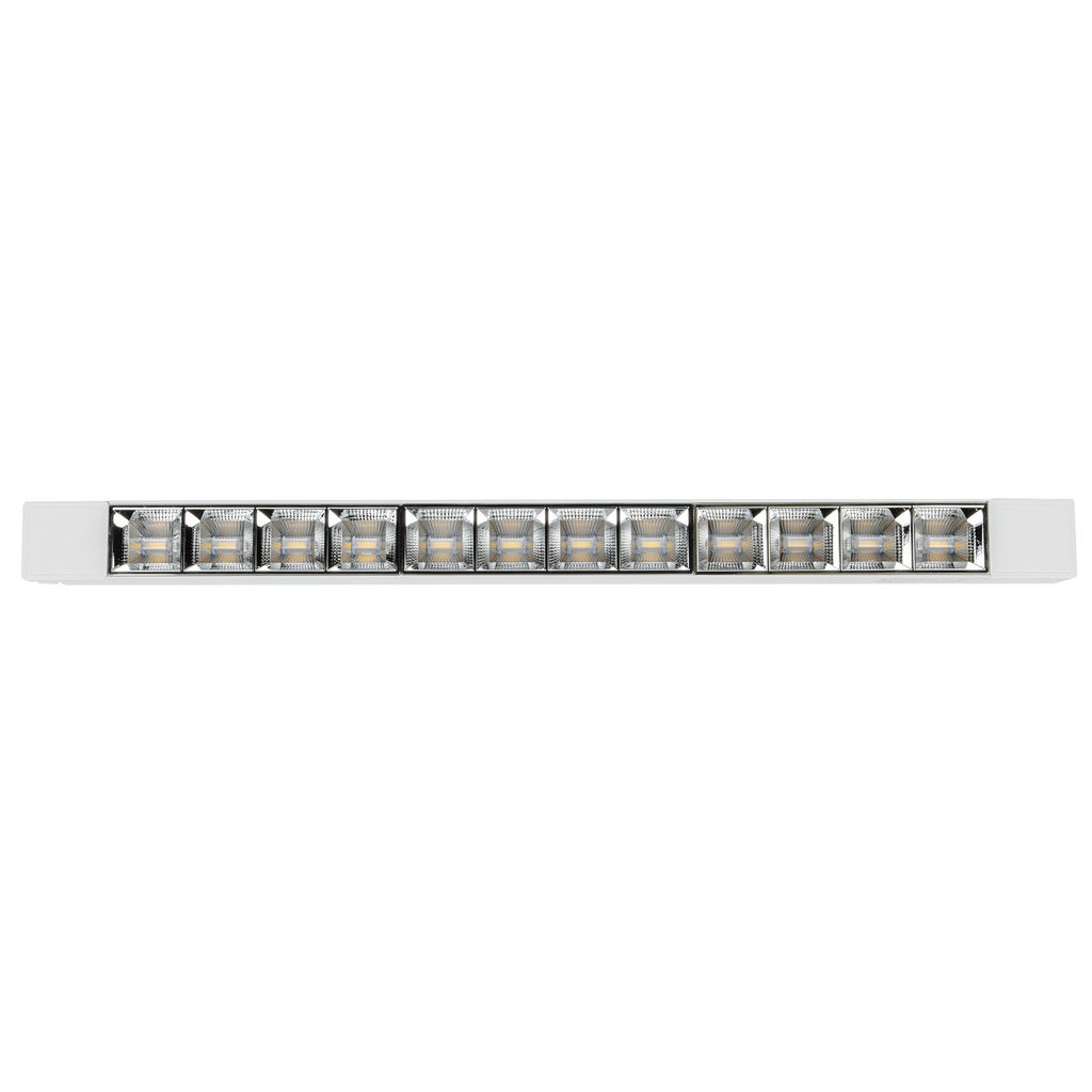 ULB-Q282 30W/4000K WHITE Светильник-прожектор светодиодный трековый. Линейный. 2500 Лм. Белый свет (4000К). Корпус белый. ТМ Volpe