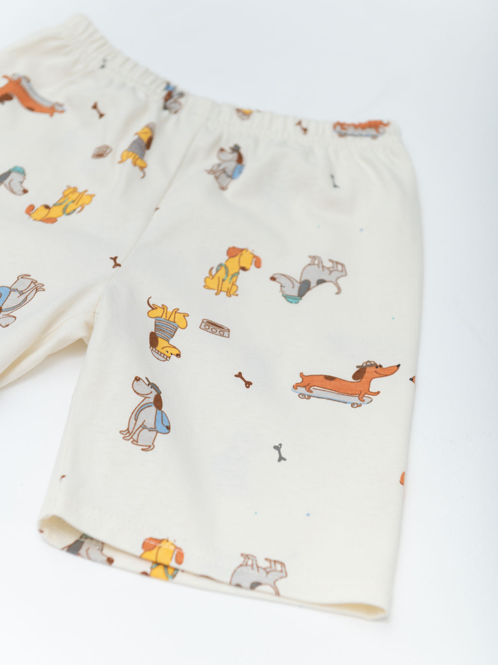 Пижама для мальчика с шортами, мокко - Lesi kids фото 13