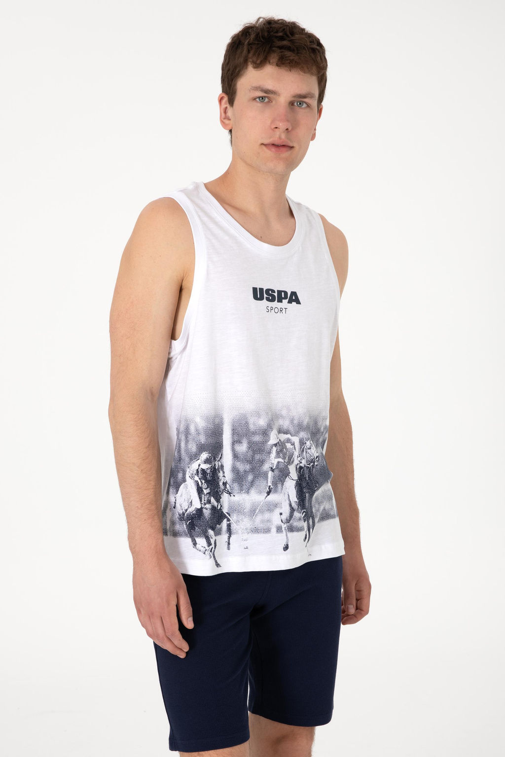 Erkek Beyaz Ti__rt Sepette S_rpriz _ndirim - U.s. polo assn фото 3
