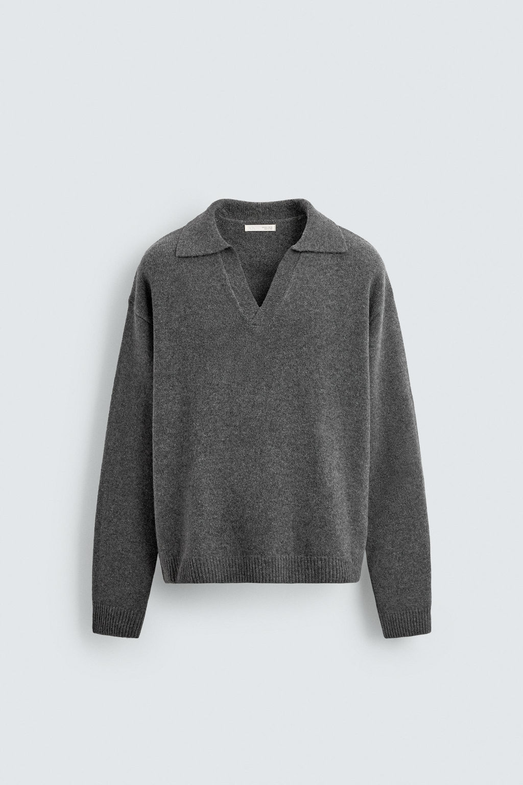 WOOL - CASHMERE KNIT POLO SHIRT - Zara фото 15