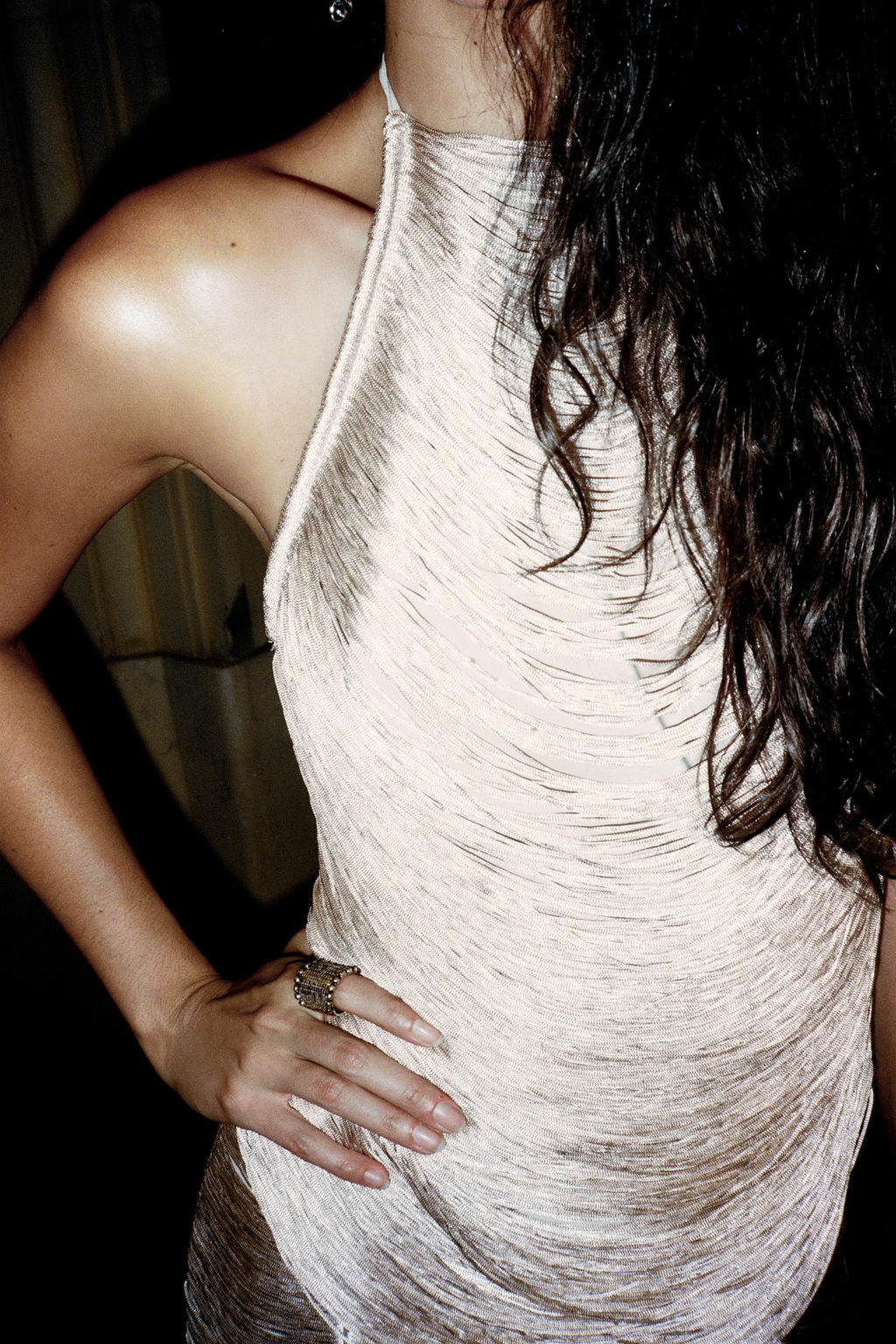 FRINGED HALTER TOP - Zara фото 4