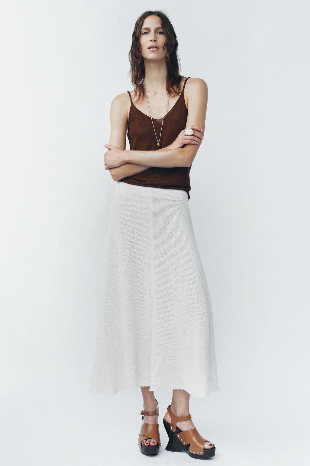 KNITTED STRAPPY TOP - Zara фото 18