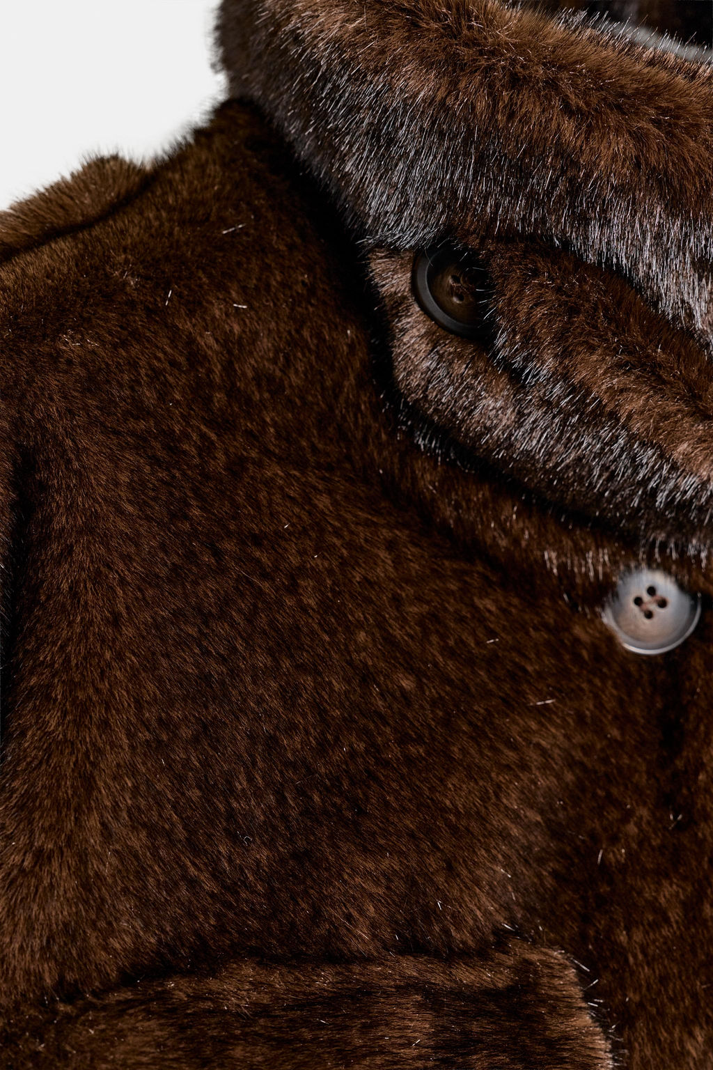 SHORT BOMBER JACKET WITH FAUX FUR - Zara фото 5