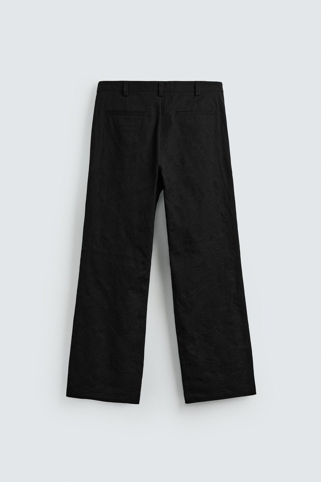 FLORAL EMBROIDERY TROUSERS - Zara фото 18