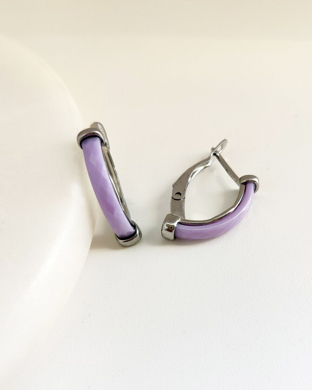 Серьги с керамикой