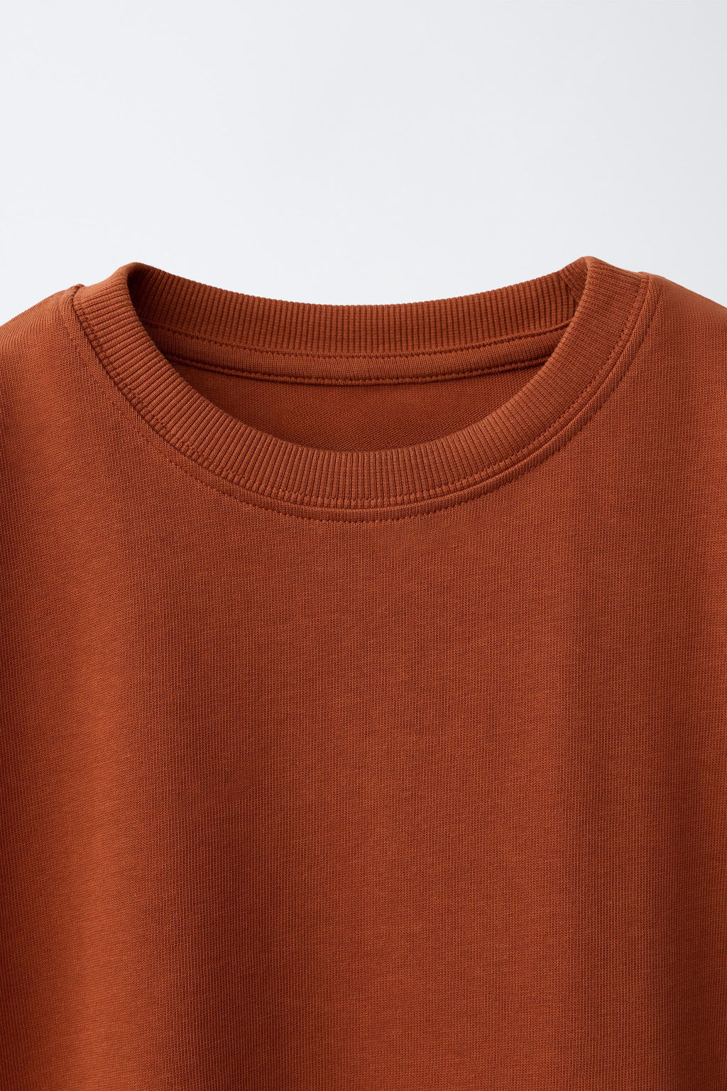 CAMISETA LISA HEAVY JERSEY / Terracota - Zara фото 3