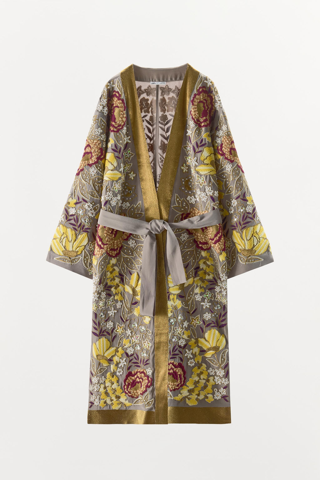 KIMONO BORDADOS FLORES ABALORIOS LIMITED EDITION / Multicolor - Zara фото 5