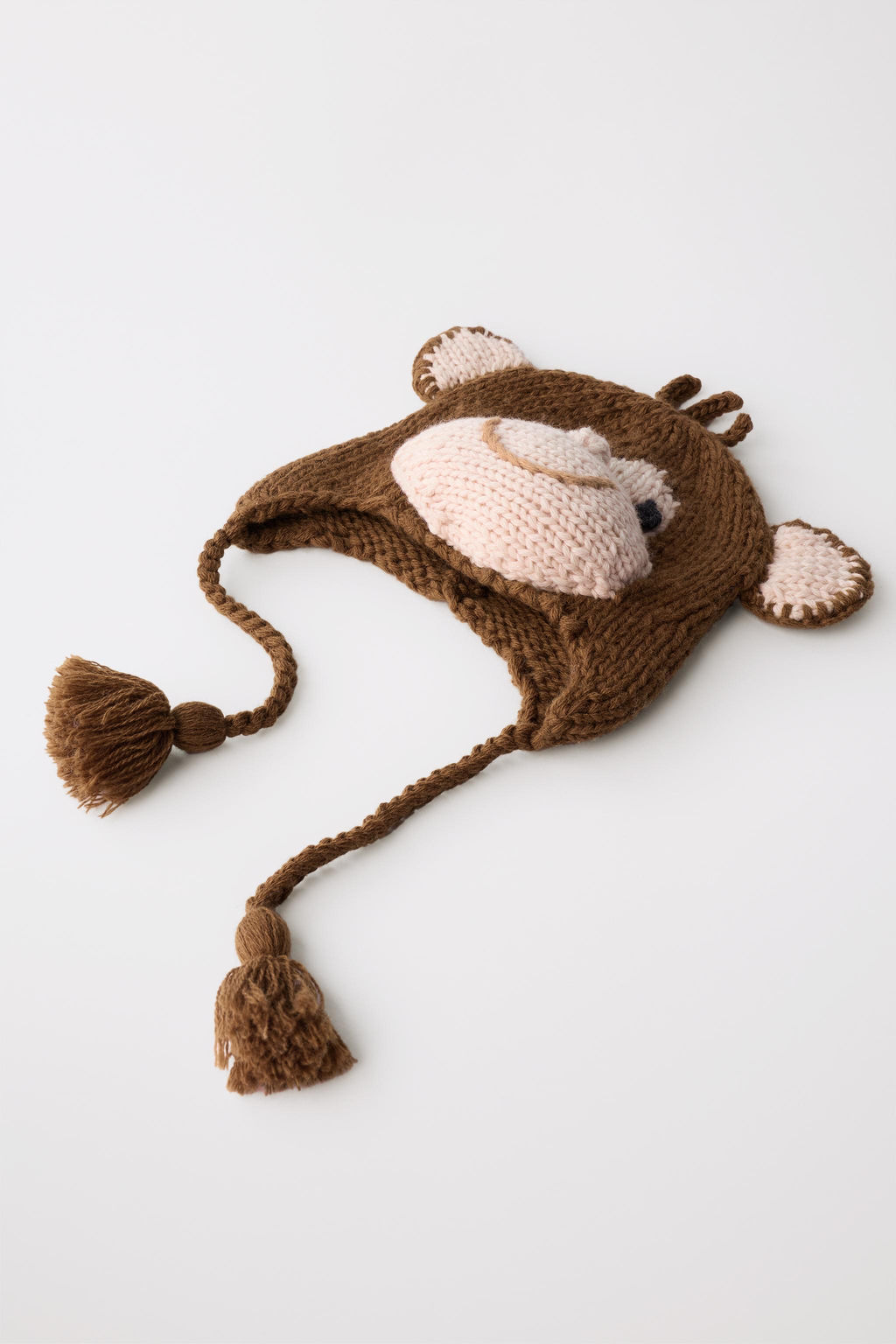 100% WOOL MONKEY HAT LIMITED EDITION - Zara фото 14