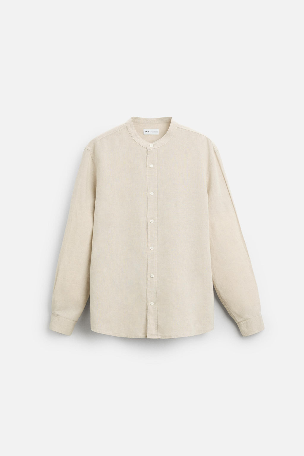 COTTON - LINEN SHIRT - Zara фото 7