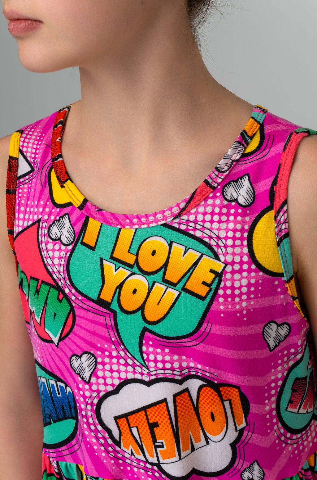 Летнее платье из бамбука для девочки Happyfox