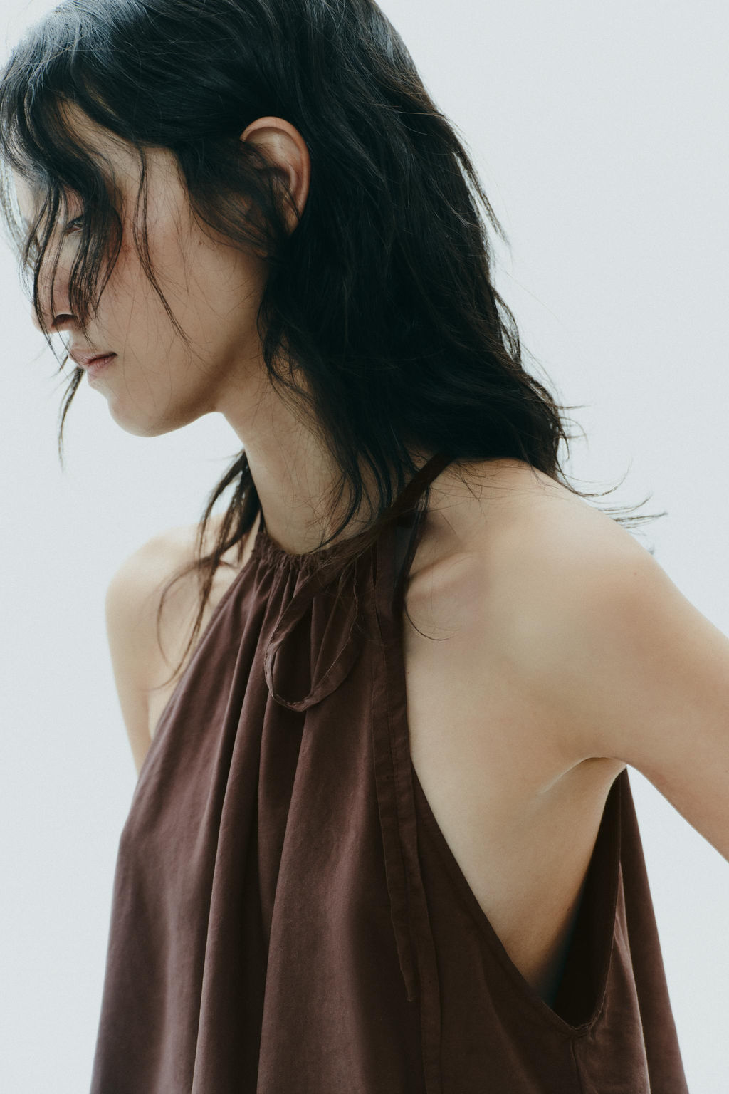 FLOWING HALTER TOP - Zara фото 4