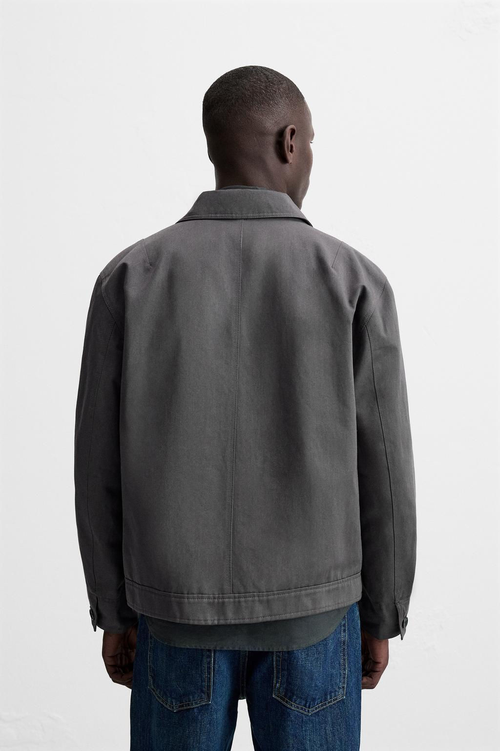 COTTON/LINEN JACKET - Zara фото 3