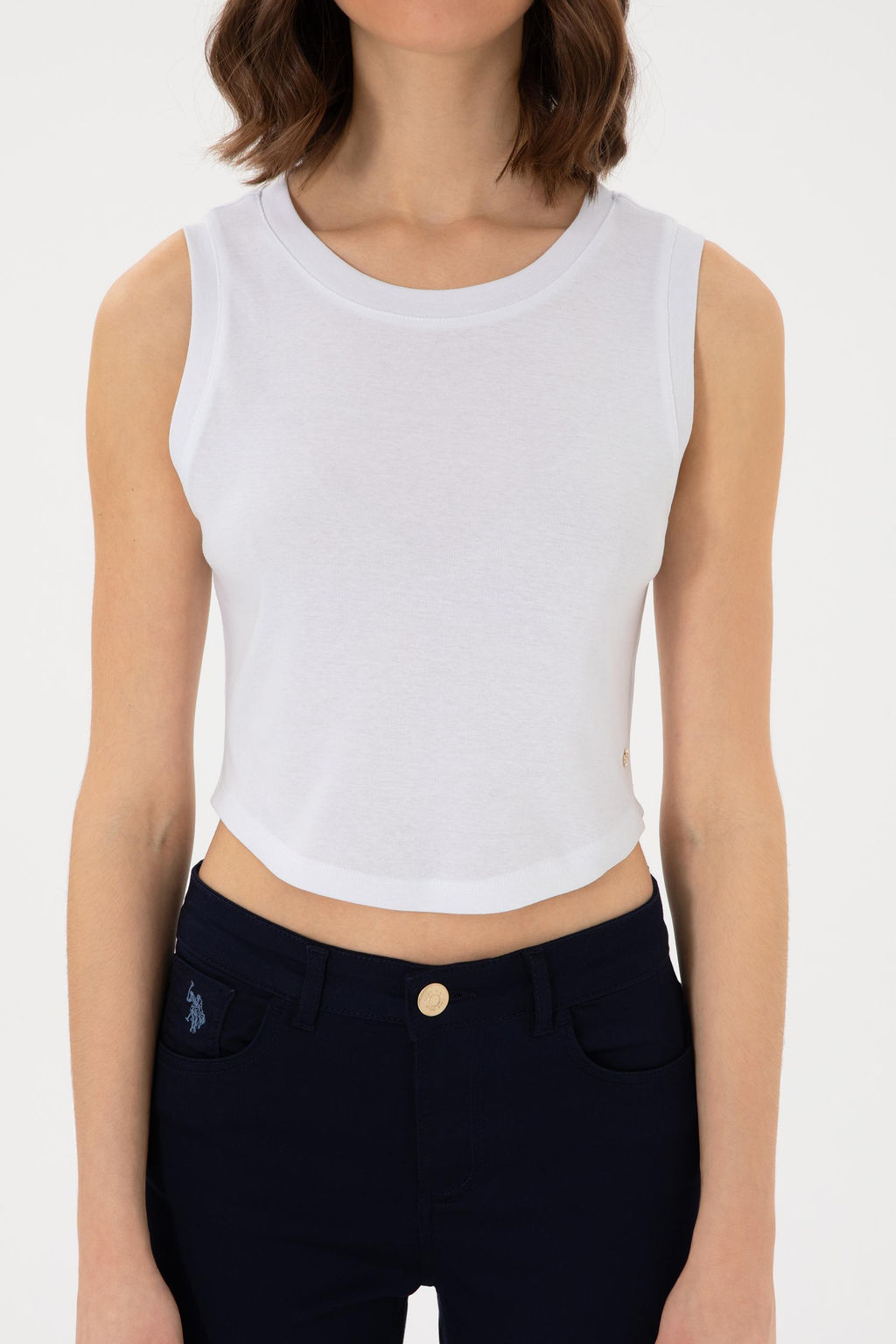 Kad_n Beyaz Basic Ti__rt Sepette S_rpriz _ndirim - U.s. polo assn фото 6