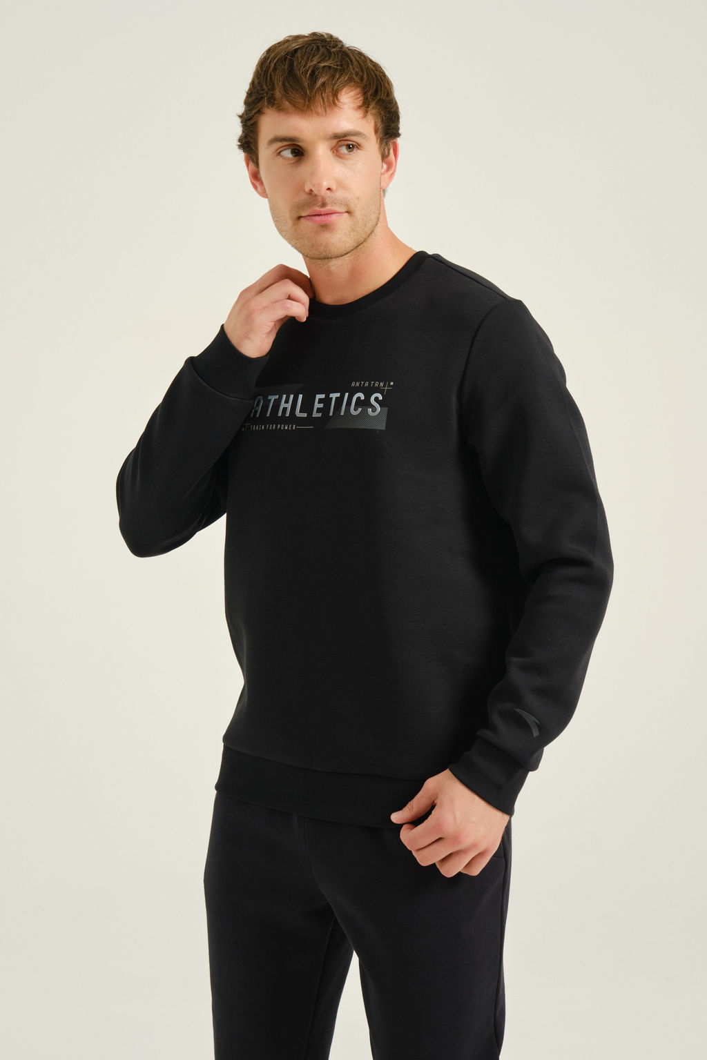 Свитшот Черный - Anta фото 3