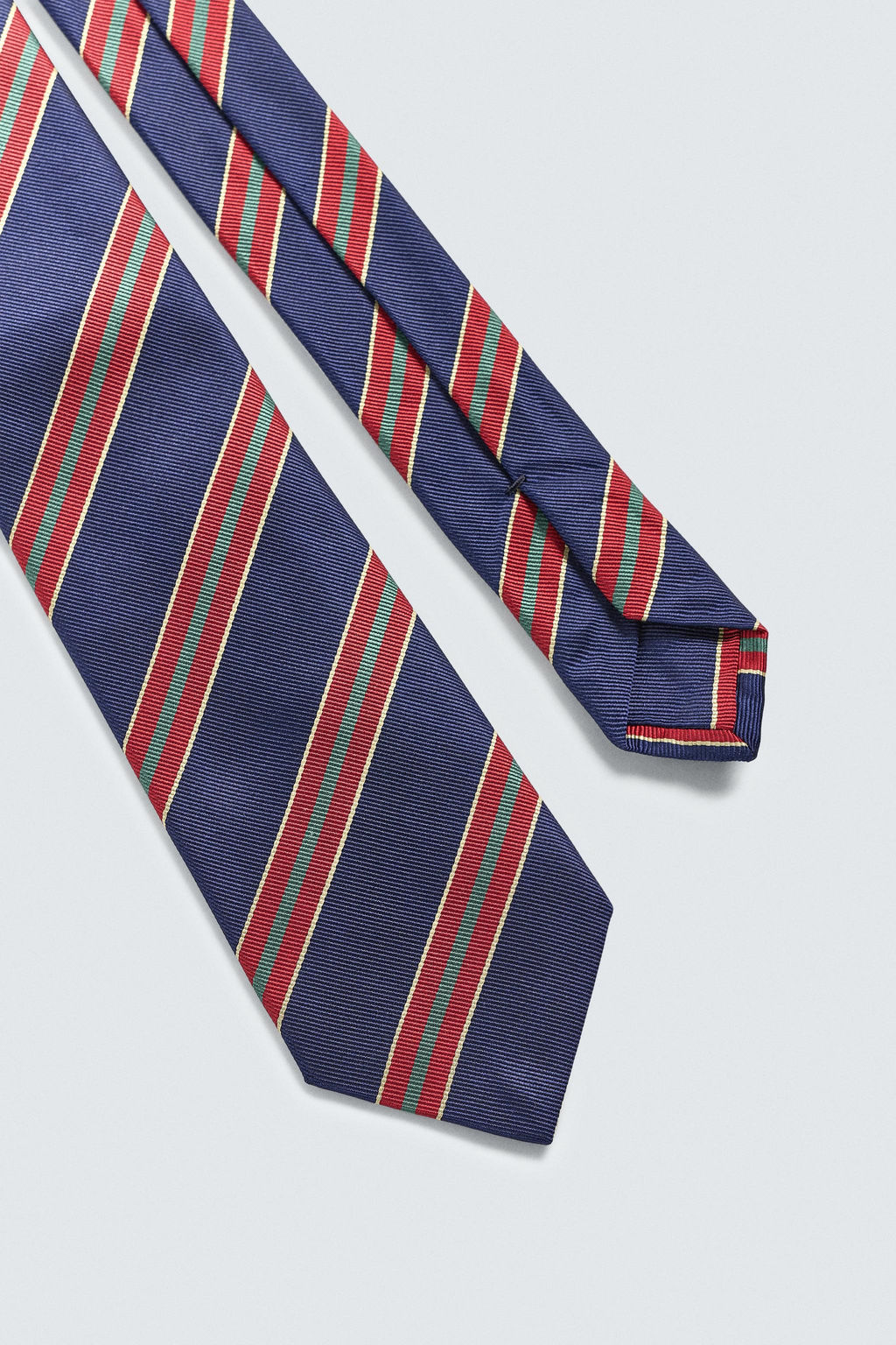 100% SILK STRIPED TIE - Zara фото 5