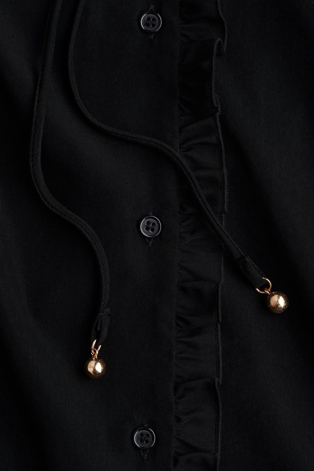 Vestido camisero con ribetes de volante - H&m фото 6