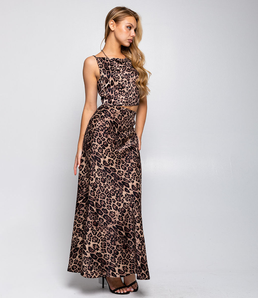 Костюм #БШ2503, бежевый,коричневый