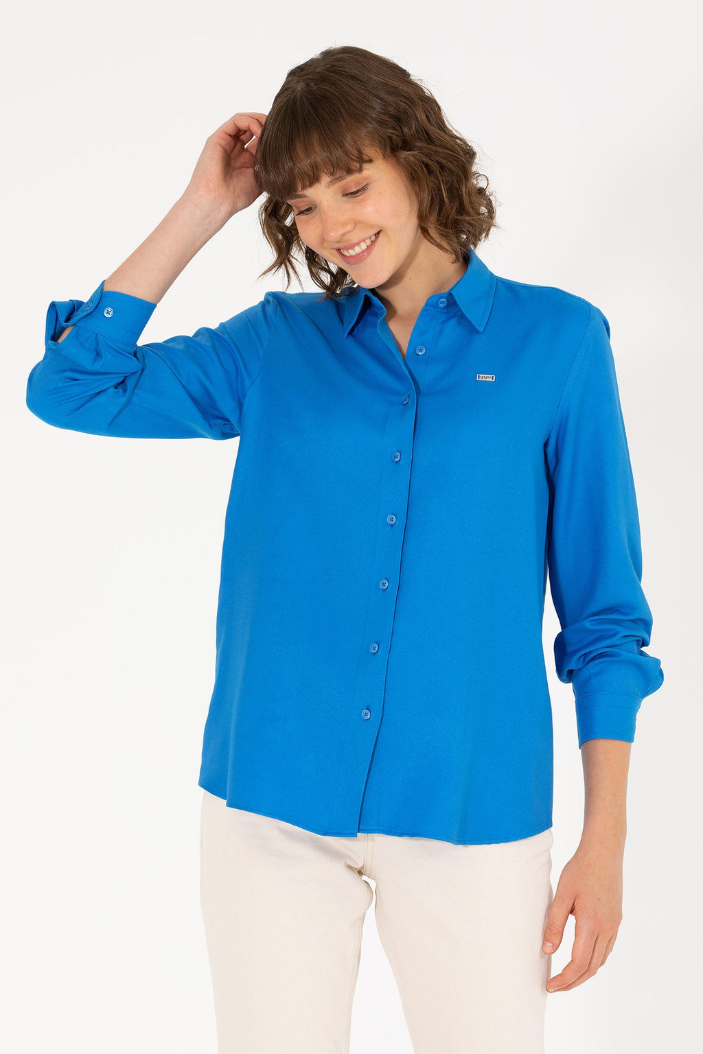 Женская рубашка Saks с длинным рукавом - U.s. polo assn фото 18